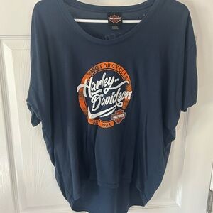 Harley-Davidson Blue T-Shirt Women’s size Medium in excellent condition